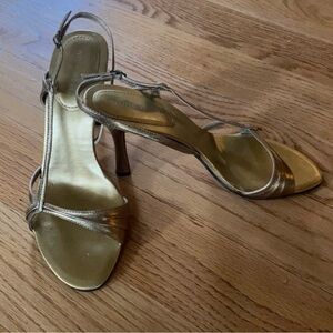 Nine West Gold Elegance Heels